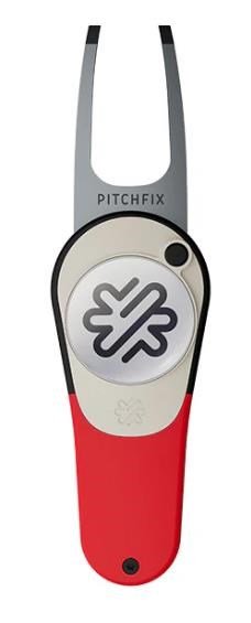 Pitchfix Icon marqueur de divot, rouge
