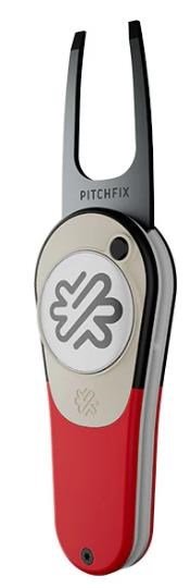 Pitchfix Icon marqueur de divot, rouge