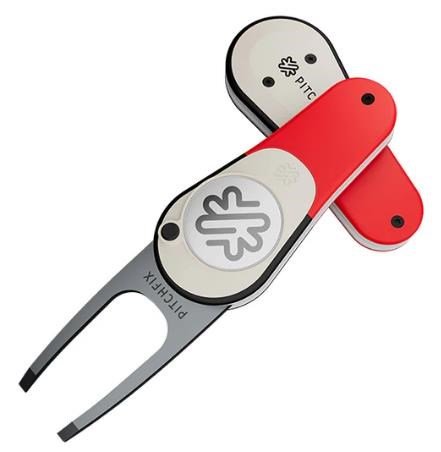 Pitchfix Icon marqueur de divot, rouge
