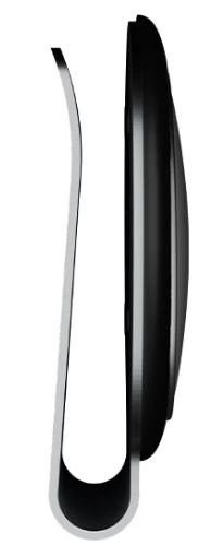 Pitchfix Hatclip marqueur de balle, noir