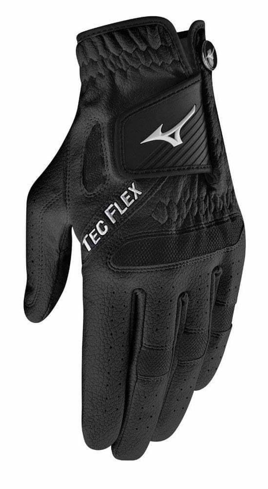 Mizuno TecFlex gant de golf homme, noir