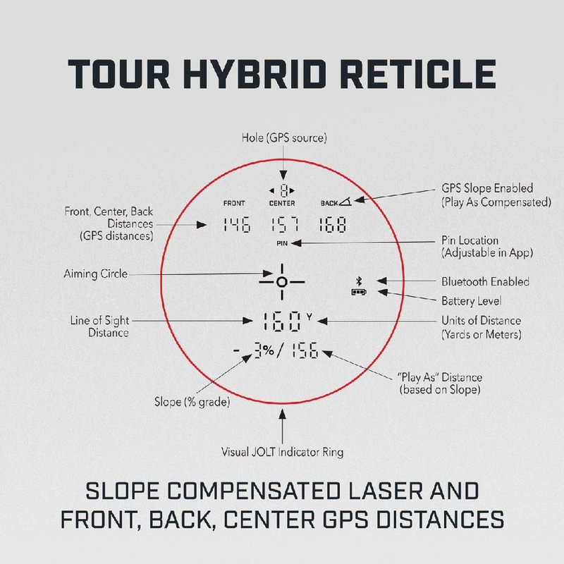 Bushnell Tour Hybrid télémètre laser (Slope)