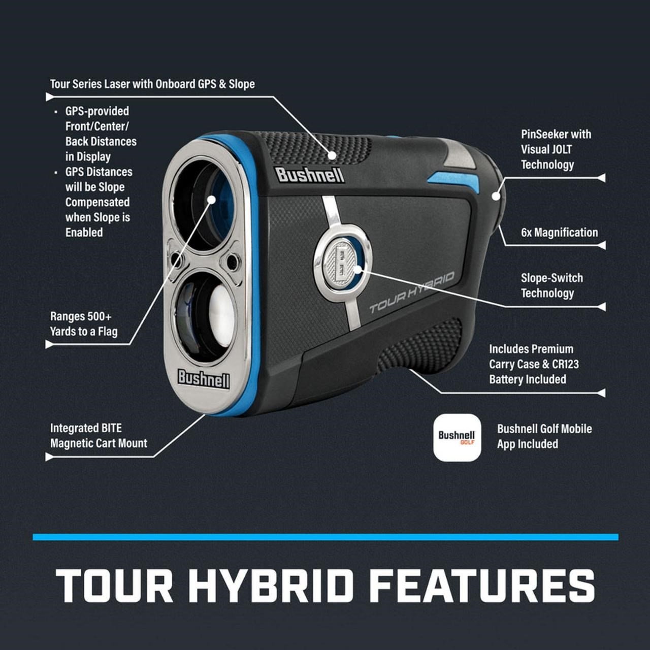 Bushnell Tour Hybrid télémètre laser (Slope)