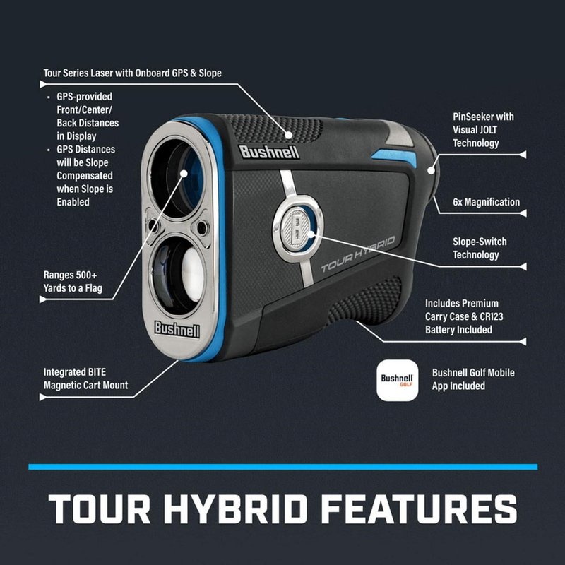 Bushnell Tour Hybrid télémètre laser (Slope)