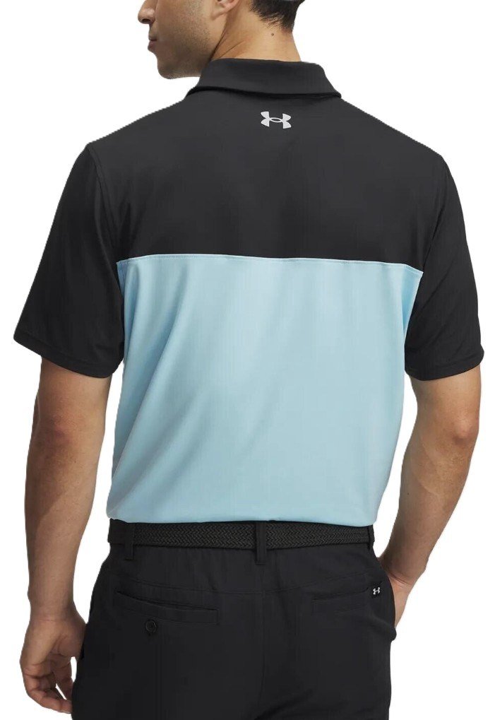 Under Armour T2G Color Block polo homme, noir