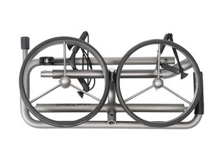 JuCad Edition S chariot manuel 2 roues, alliage d'aluminium + sac de transport JTT, argent