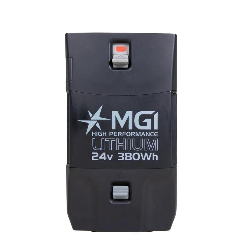 MGI AI Battery - Lithium 24V 380Wh (36 holes), noir