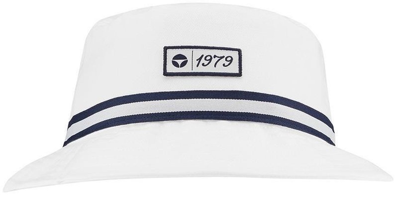 TaylorMade Vintage Twill Bucket chapeau, blanc