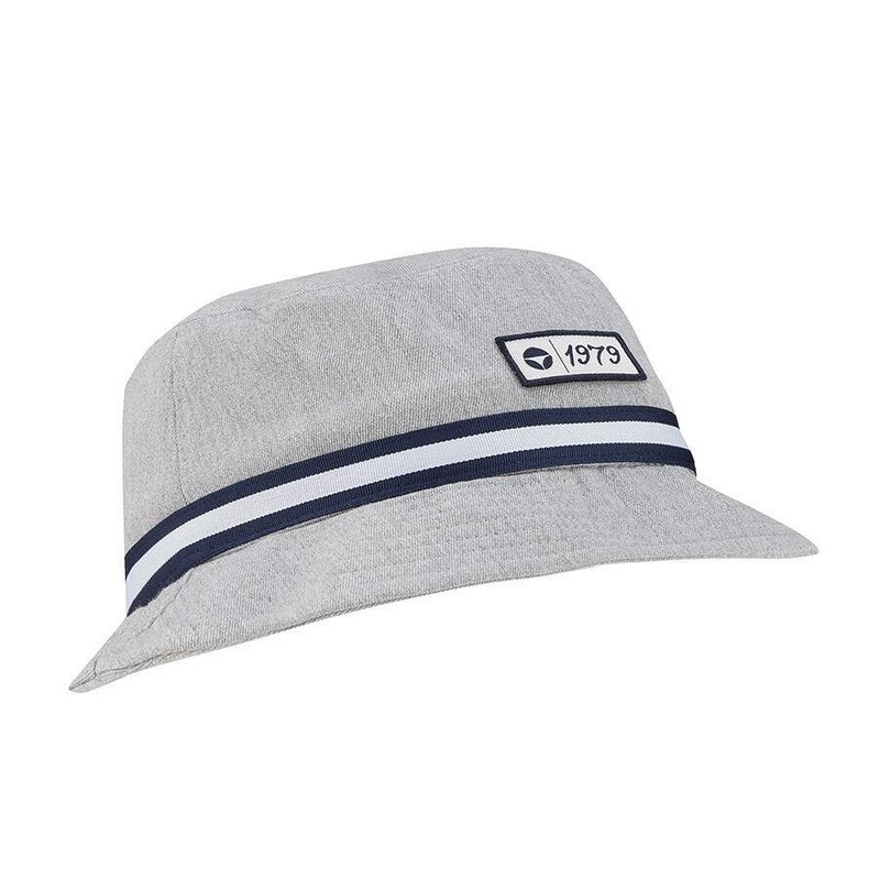 TaylorMade Vintage Twill Bucket chapeau, gris