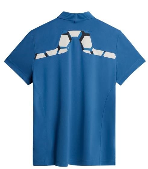 J.Lindeberg KV Tour Golf polo homme, bleu foncé