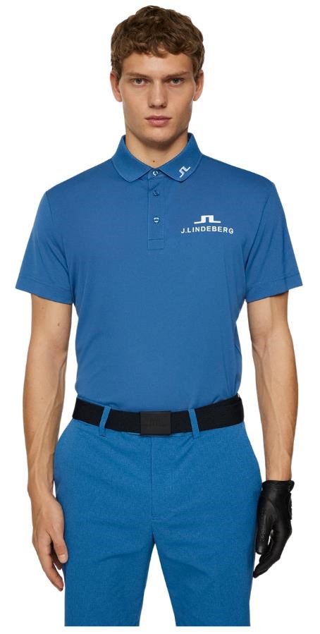 J.Lindeberg KV Tour Golf polo homme, bleu foncé