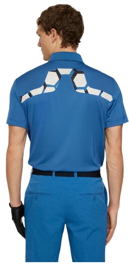 J.Lindeberg KV Tour Golf polo homme, bleu foncé