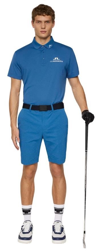 J.Lindeberg KV Tour Golf polo homme, bleu foncé
