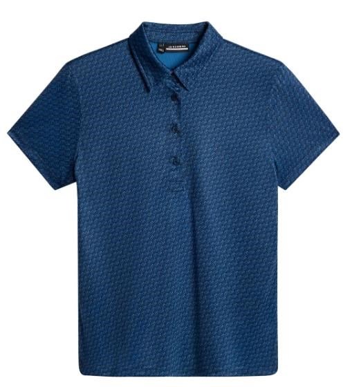 J.Lindeberg Caitlyn polo femme, shadow bridge navy