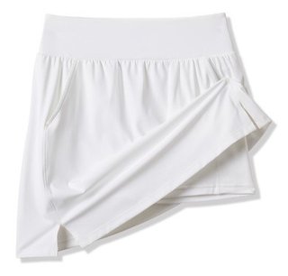 Travis Mathew Game Set Match jupe-short longue femme, blanc