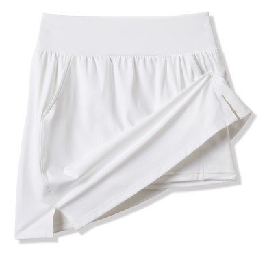 Travis Mathew Game Set Match jupe-short longue femme, blanc