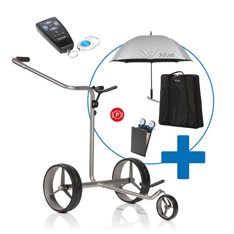 JuCad drive SL Master Titan SET chariot électrique, titanium