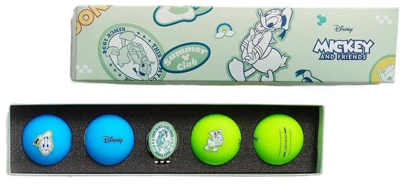 Volvik VIVID DISNEY DONALD balles de golf, mix de couleurs