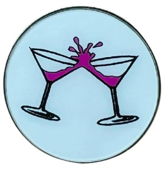 Best of Golf America ball marker - glasses