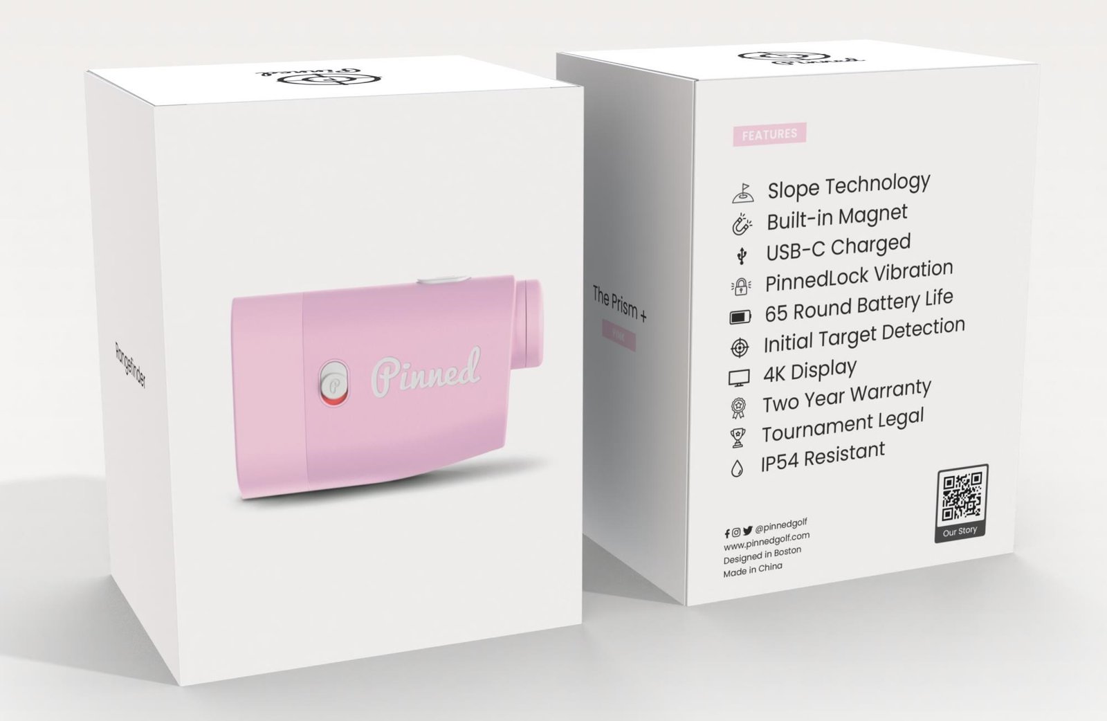 Pinned Prism+ télémètre laser, rose