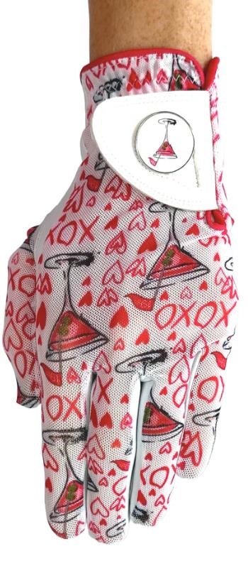 Best of Golf America XOXO gant femme, rose/blanc