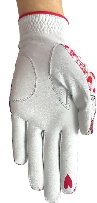Best of Golf America XOXO gant femme, rose/blanc