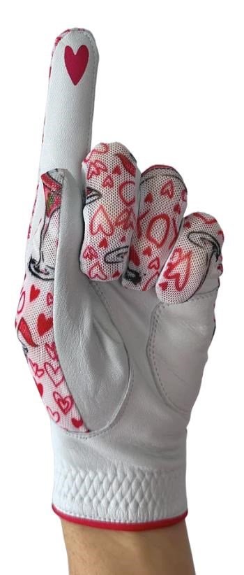 Best of Golf America XOXO gant femme, rose/blanc