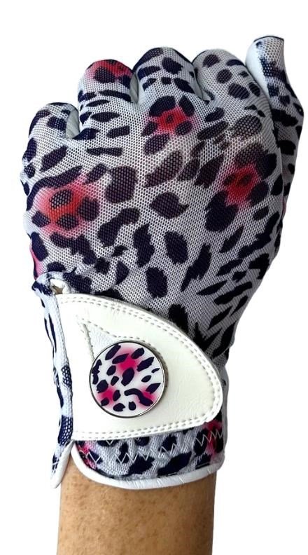Best of Golf America Ladybird gant de golf femme, blanc/rose