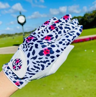 Best of Golf America Ladybird gant de golf femme, blanc/rose
