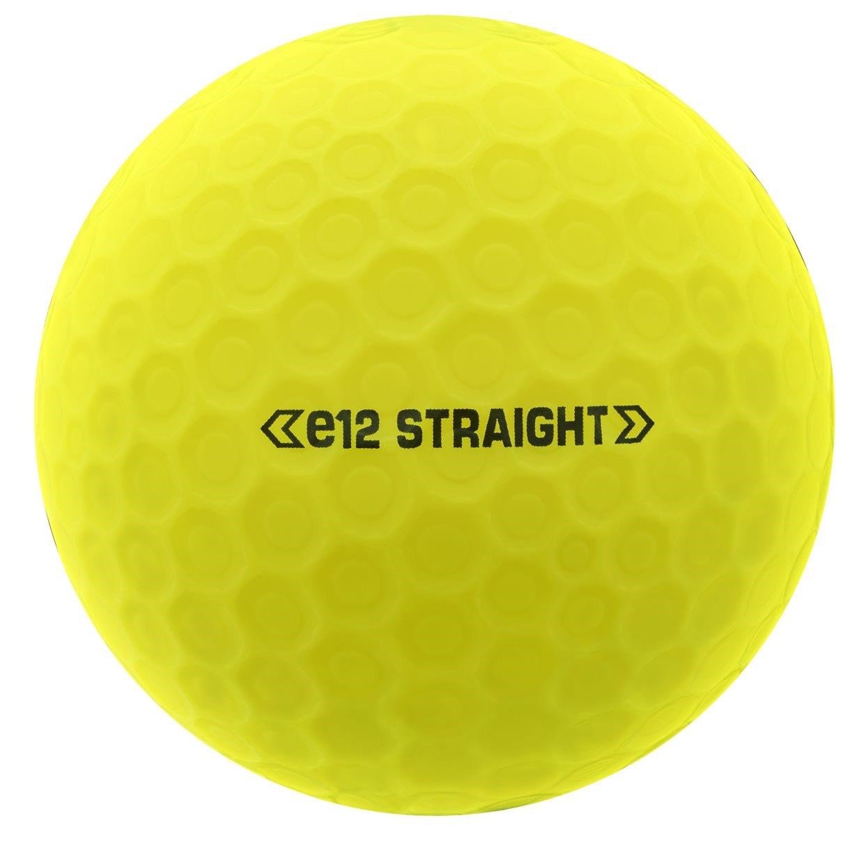 Bridgestone e12 Straight MindSet balles de golf, jaune mat