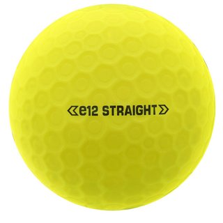 Bridgestone e12 Straight MindSet balles de golf, jaune mat