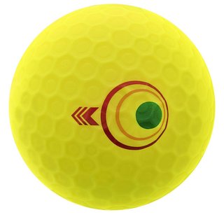 Bridgestone e12 Straight MindSet balles de golf, jaune mat