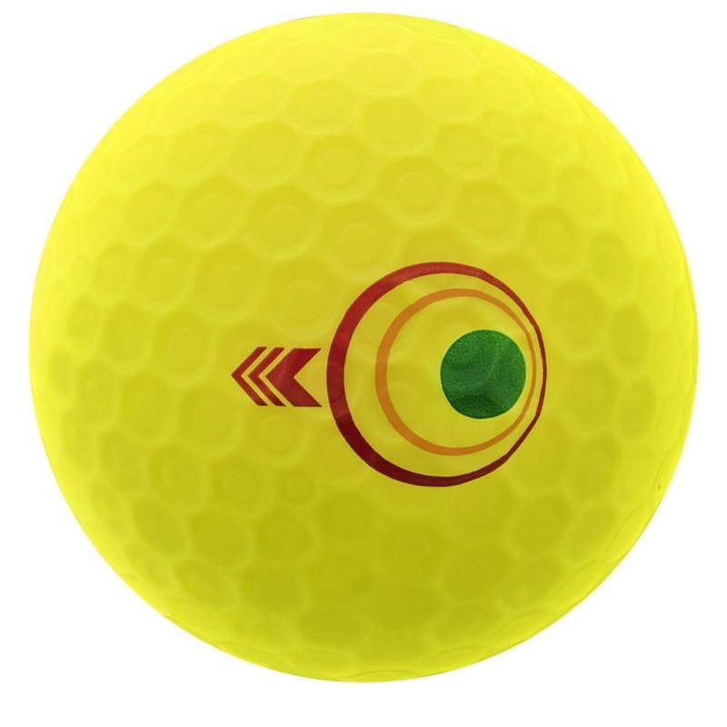 Bridgestone e12 Straight MindSet balles de golf, jaune mat