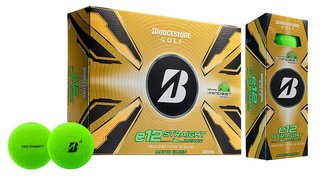 Bridgestone e12 Straight MindSet balles de golf, vertes mattes