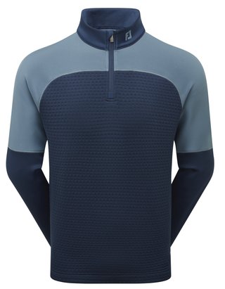 FootJoy ThermoSeries Jacquard Midlayer pull homme, navy slate