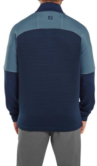 FootJoy ThermoSeries Jacquard Midlayer pull homme, navy slate