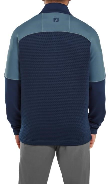 FootJoy ThermoSeries Jacquard Midlayer pull homme, navy slate