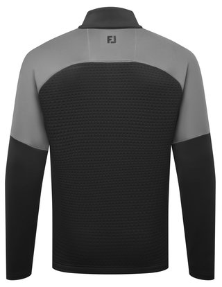 FootJoy ThermoSeries Jacquard Midlayer sweat homme, noir/charbon