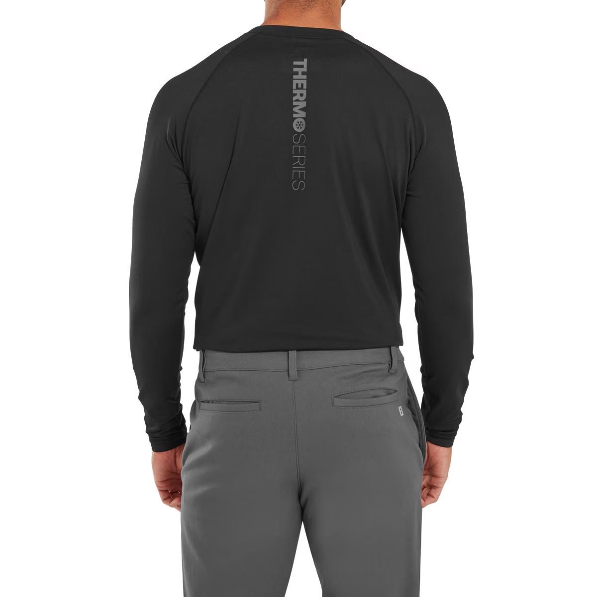 FootJoy ThermoSeries Fleece Baselayer top homme, noir