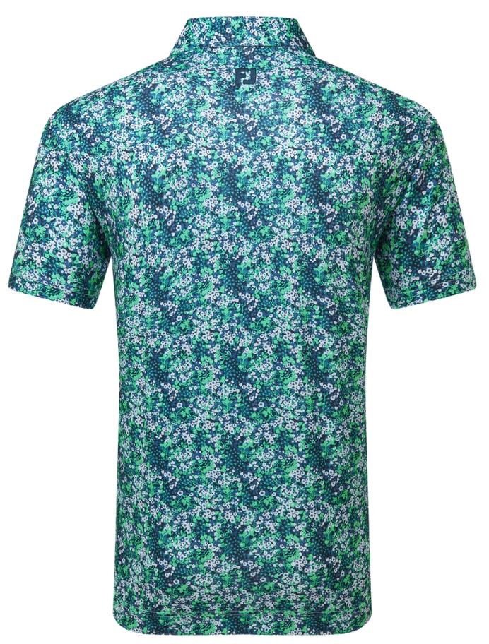 FootJoy Garden Print Lisle polo homme, marine
