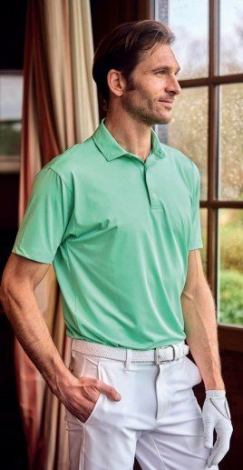 FootJoy Abacus Print polo homme, vert