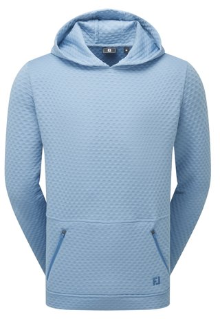 FootJoy Textured Knit Hoodie sweat homme, air blue