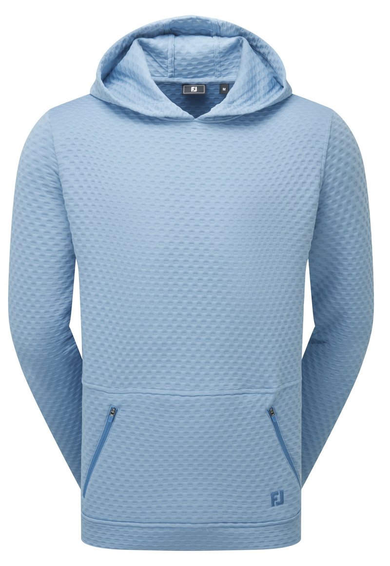 FootJoy Textured Knit Hoodie sweat homme, air blue