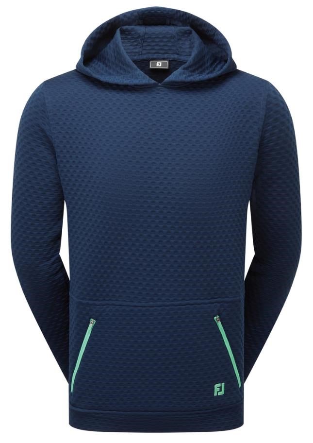 FootJoy Textured Knit Hoodie sweat homme, navy