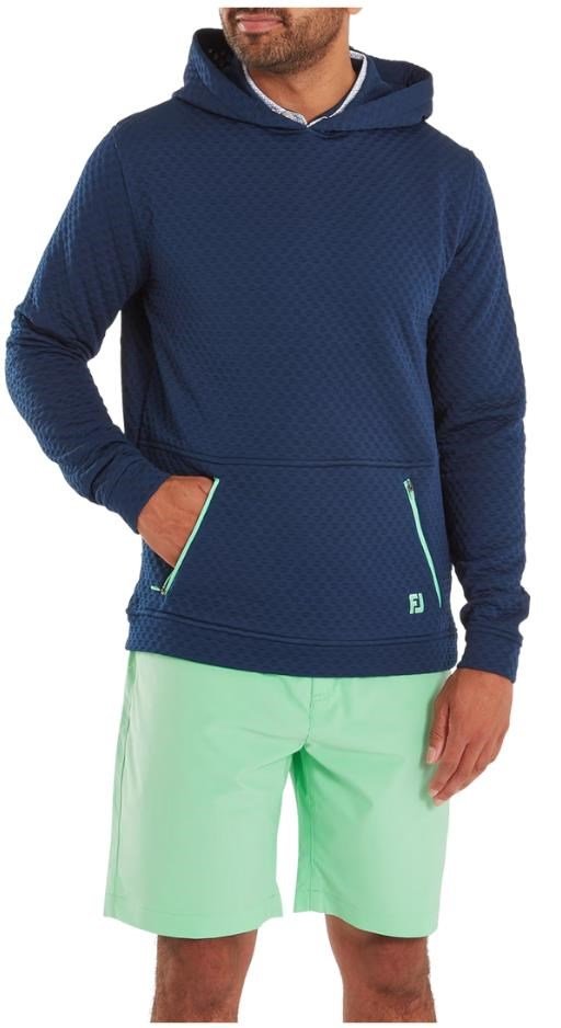FootJoy Textured Knit Hoodie sweat homme, navy