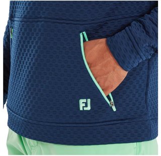 FootJoy Textured Knit Hoodie sweat homme, navy