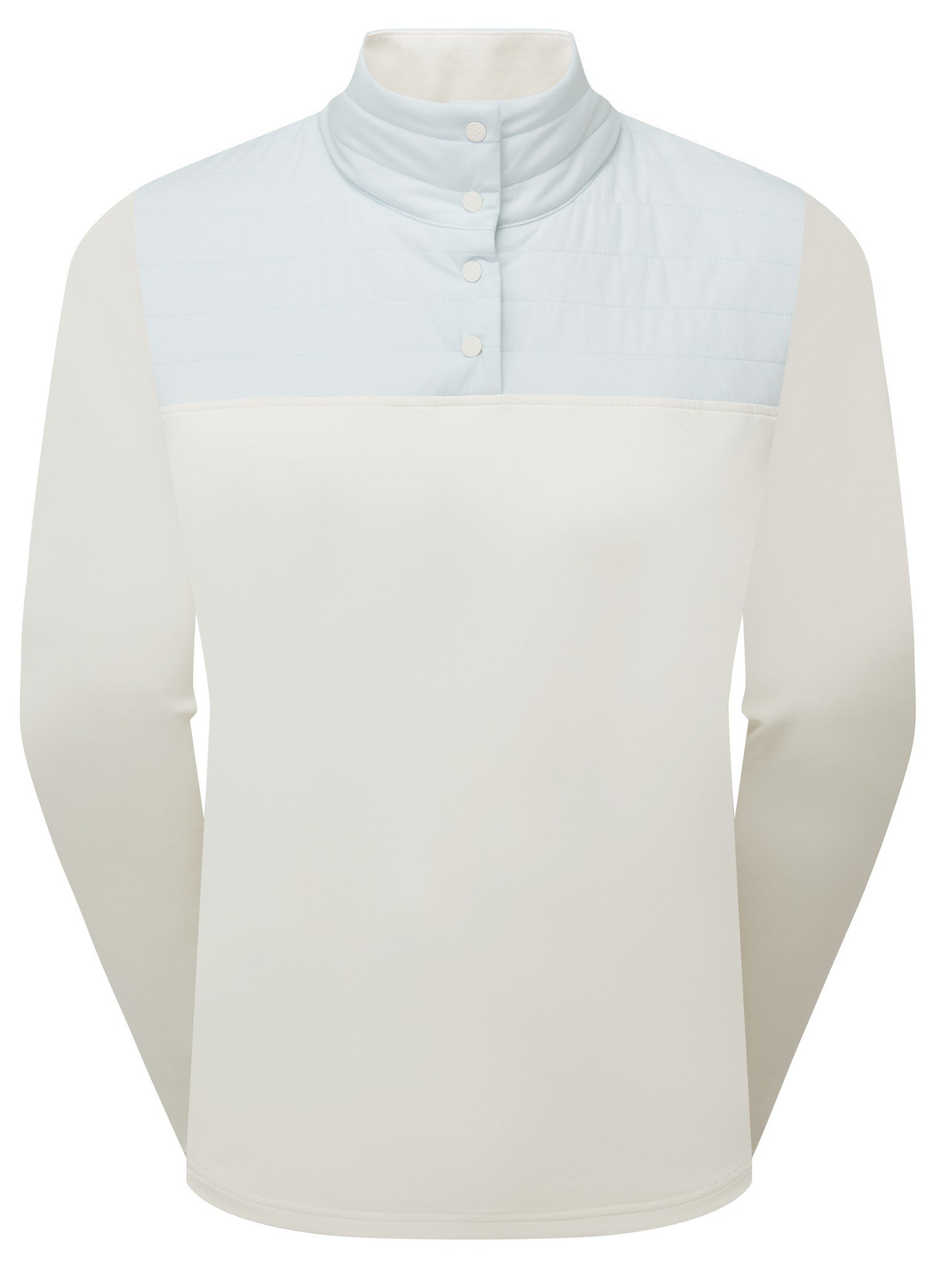 FootJoy ThermoSeries Hybrid Popover sweatshirt femme, off white/ice blue