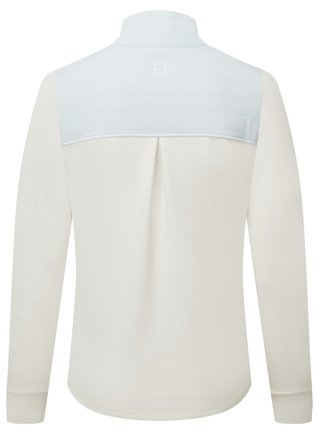 FootJoy ThermoSeries Hybrid Popover sweatshirt femme, off white/ice blue