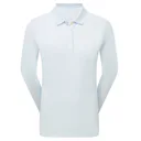 FootJoy ThermoSeries Long Sleeves polo femme manches longues, bleu glacé
