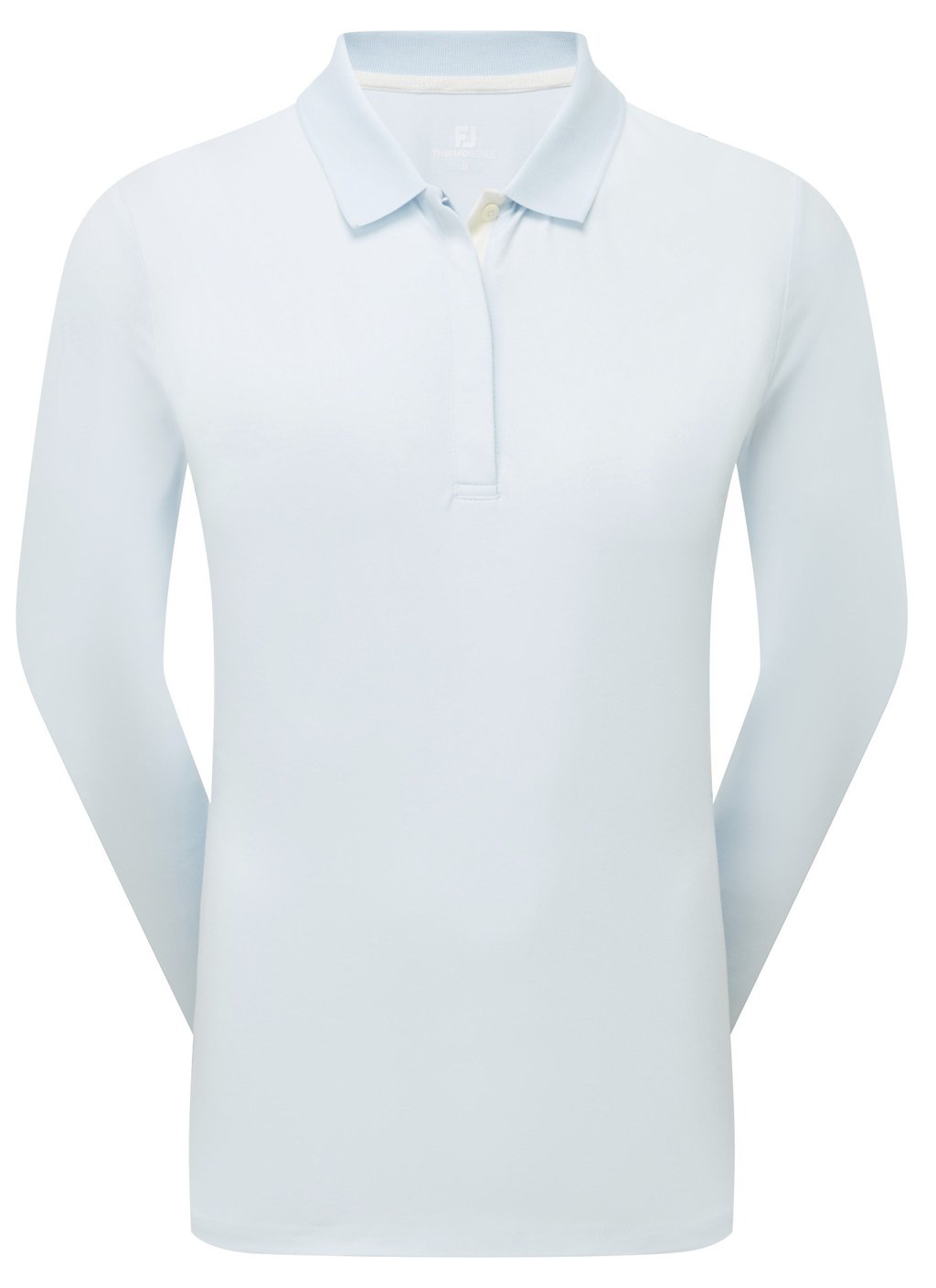 FootJoy ThermoSeries Long Sleeves polo femme manches longues, bleu glacé